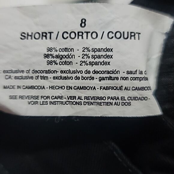 Gloria Vanderbilt Amanda Women's Black StraightLeg Jeans Size 8 - Picture 7 of 7